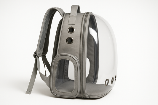 Sac à dos transparent vue de profil